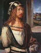 Albrecht Durer Self Portrait with Gloves oil